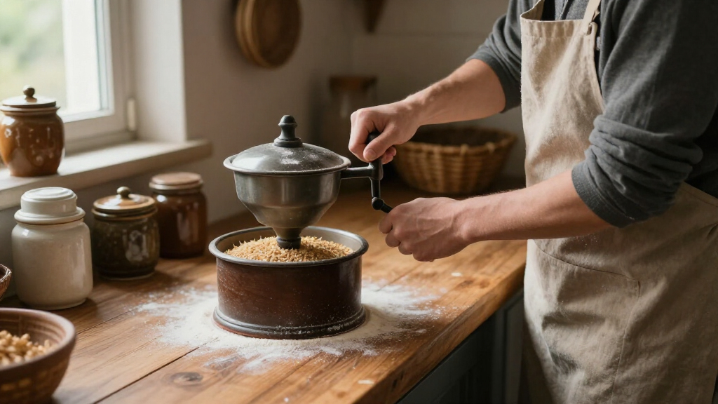 best grain mill for home flour