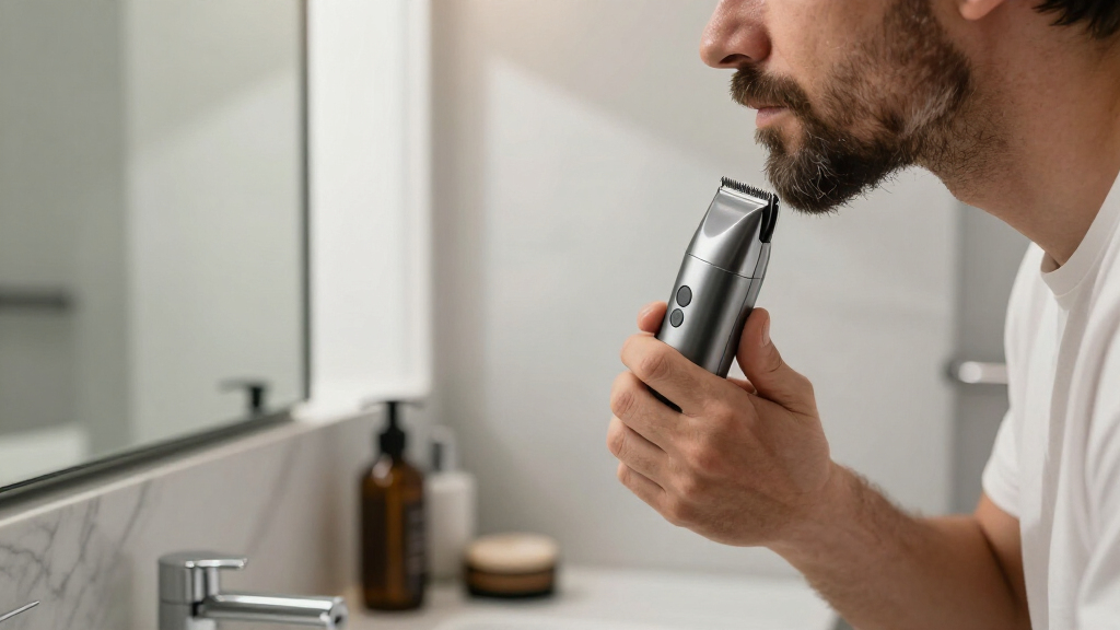 beard trimmers with vacuum capture