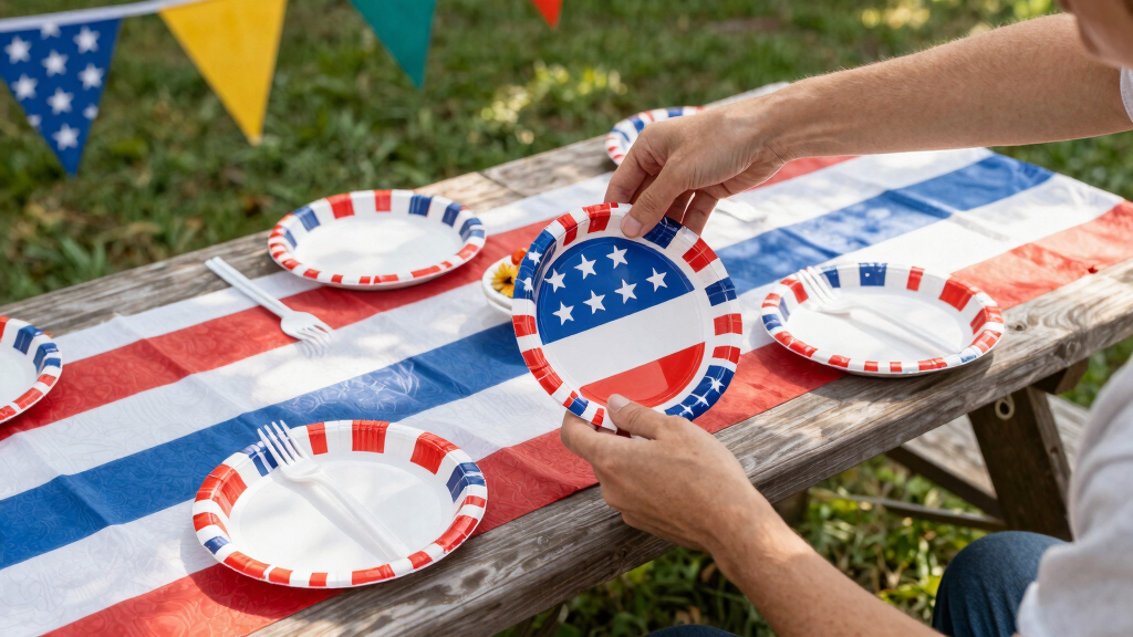 patriotic outdoor party supplies