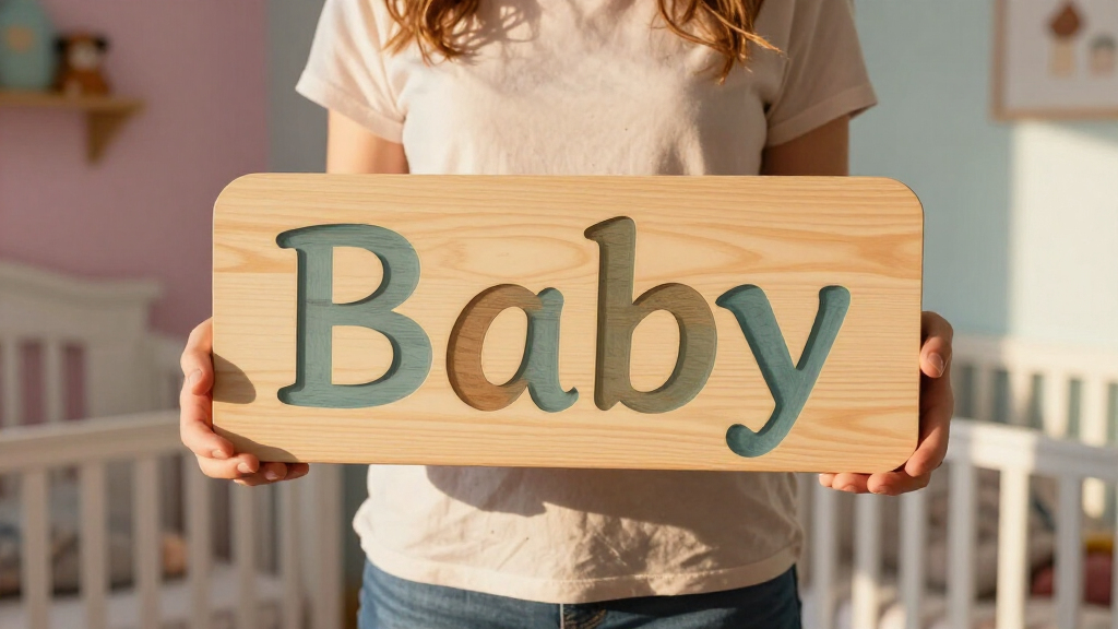 best personalized wooden baby name signs
