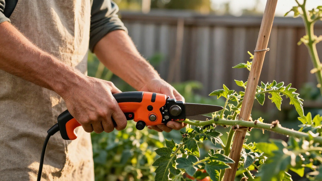 cordless electric pruning shears