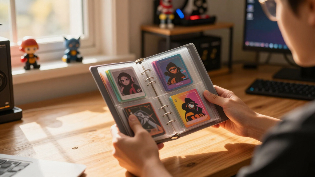 collectible card storage binders