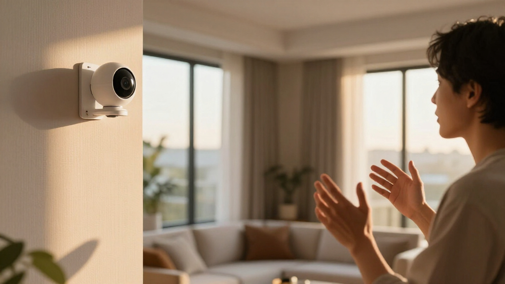 indoor security camera two way audio