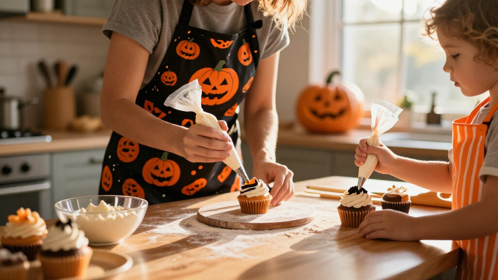 Halloween baking aprons