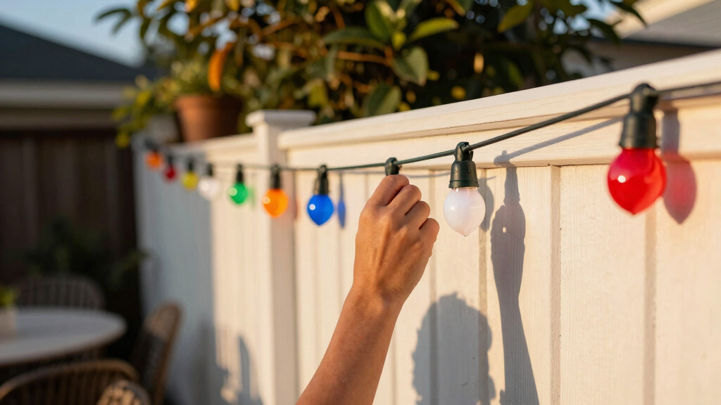 patriotic outdoor string lights