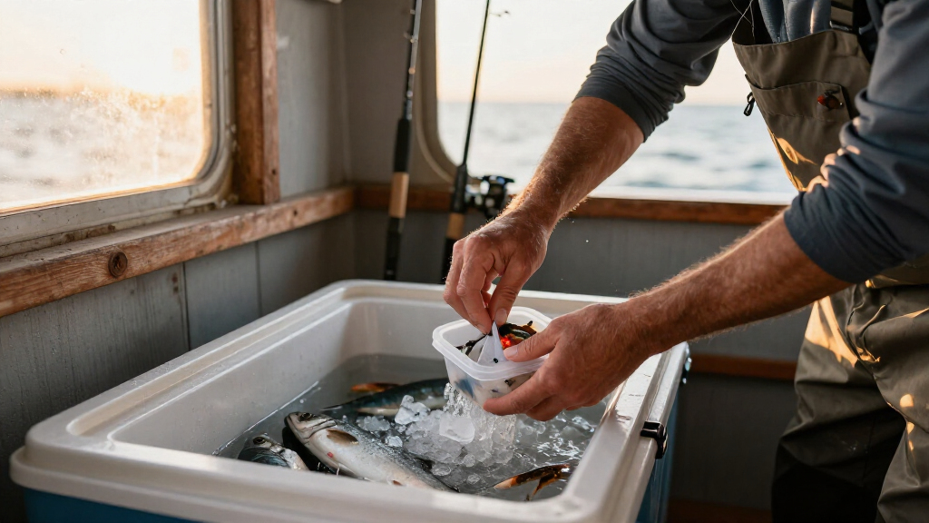 marine bait freezer