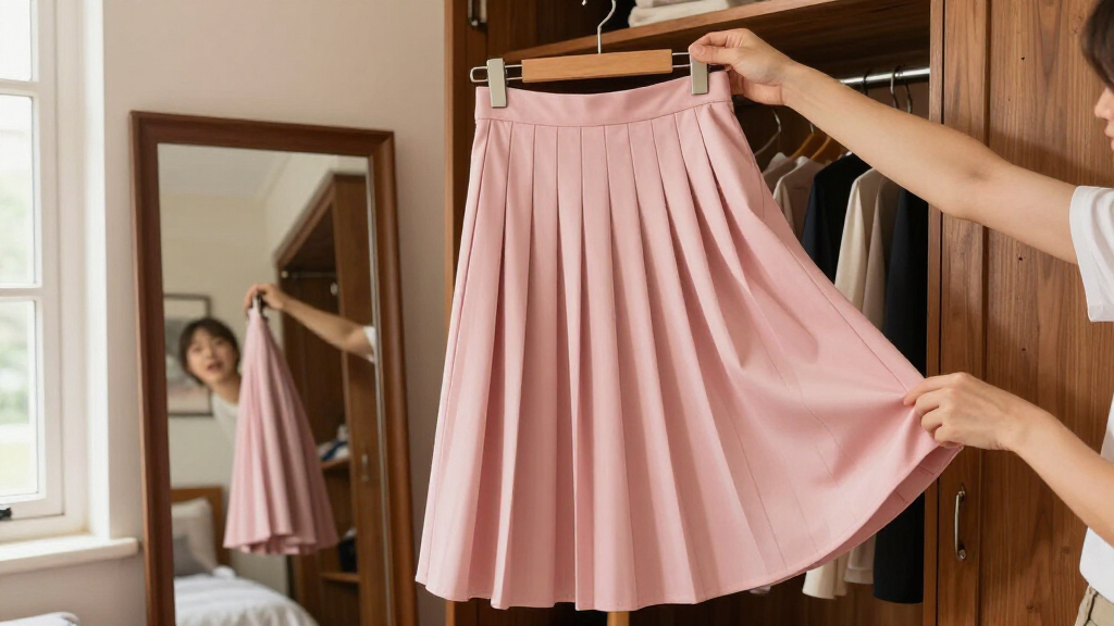 pleated midi skirts