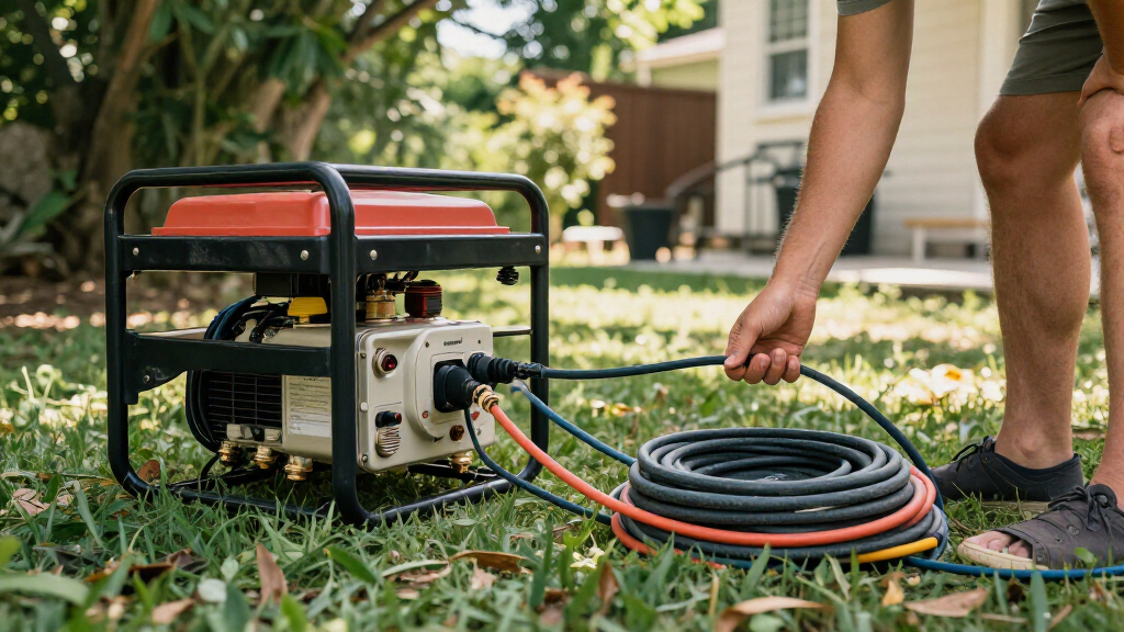 extension cords for generator connection