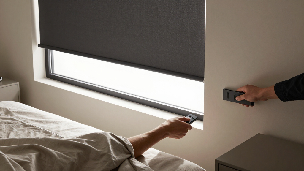 best motorized blackout shade system for bedrooms
