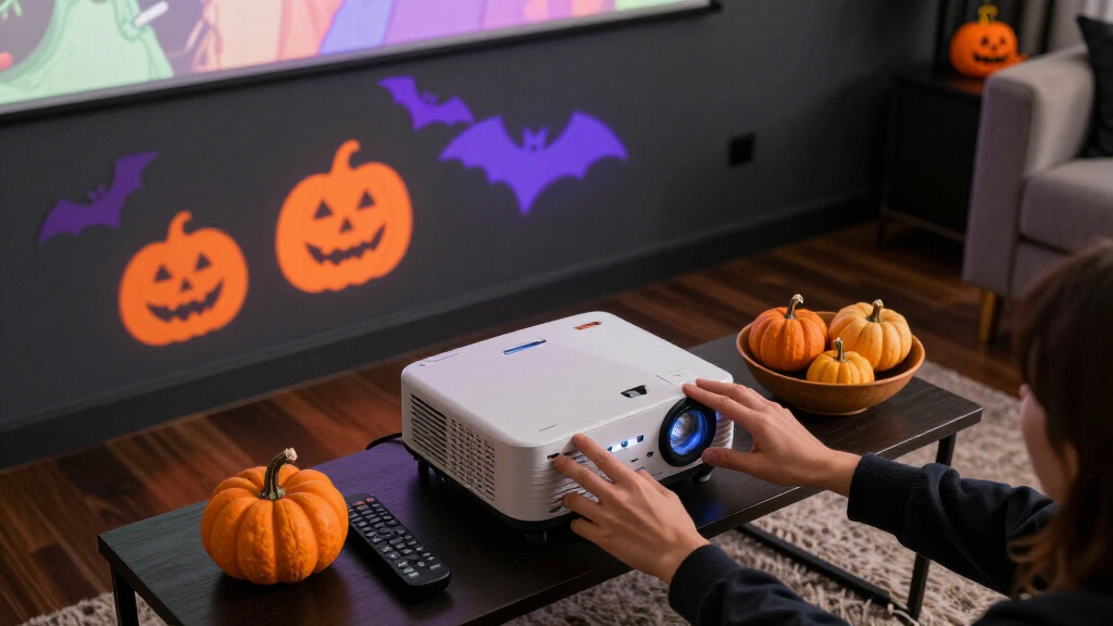 Halloween projector lighting effects