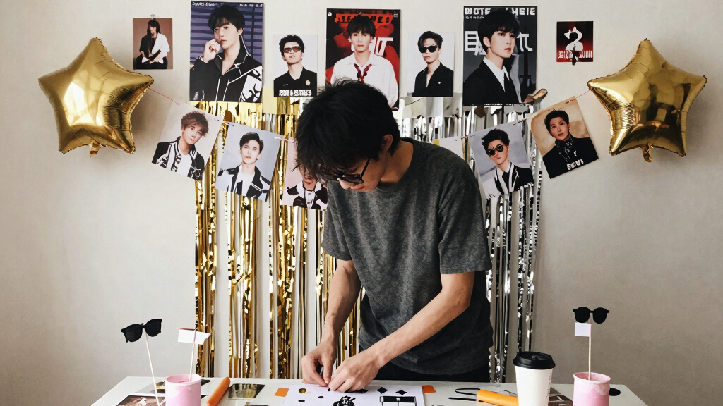 celebrity-themed party decorations