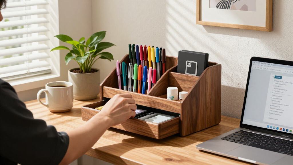 multi-functional desk organizers