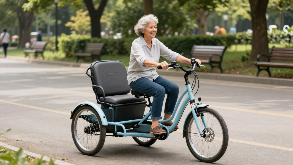 electric tricycles for seniors stepthrough