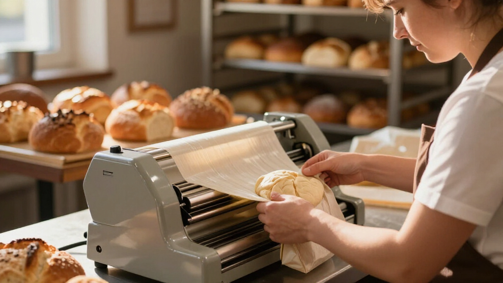 continuous band sealer for bakery packaging