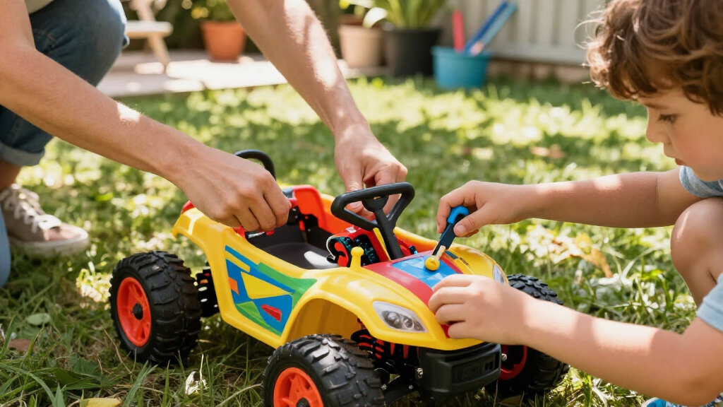 24v 4 motor ride on car for kids
