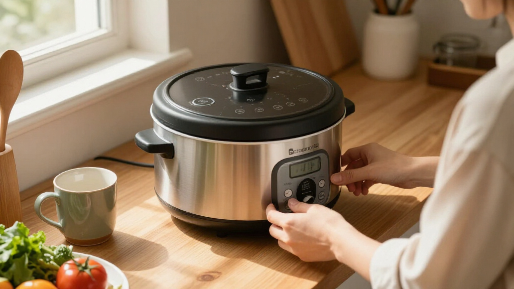 slow cooker with delayed start