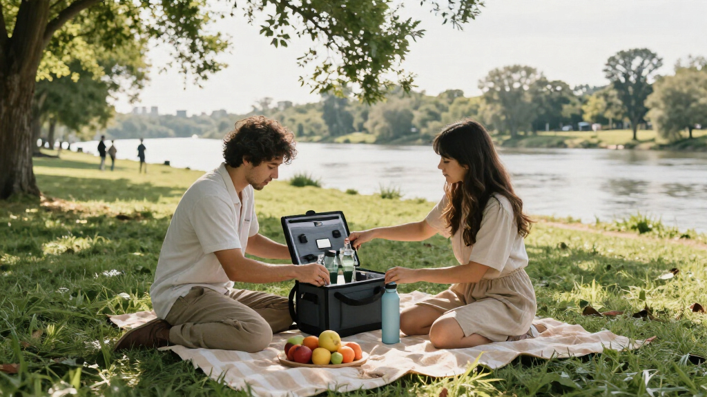 picnic backpack with cooler compartments