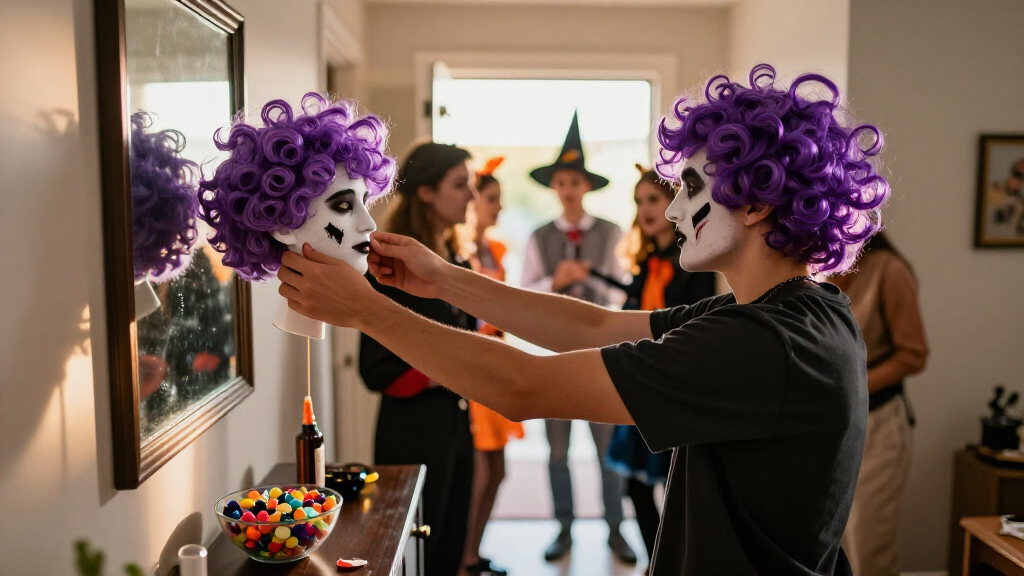 Halloween character wigs