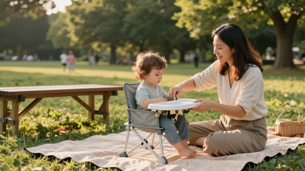 foldable travel high chair