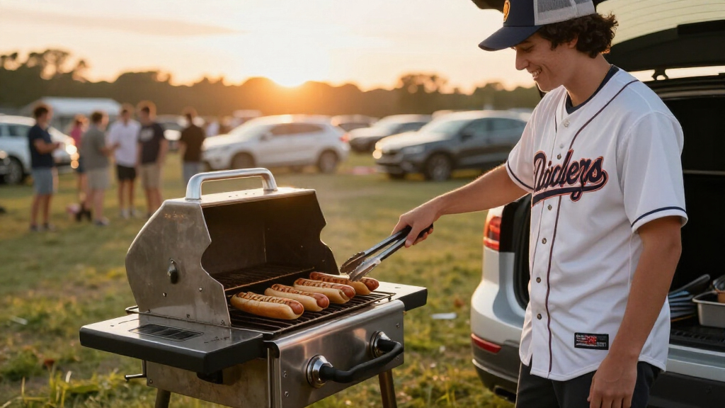 NFL tailgating portable grills