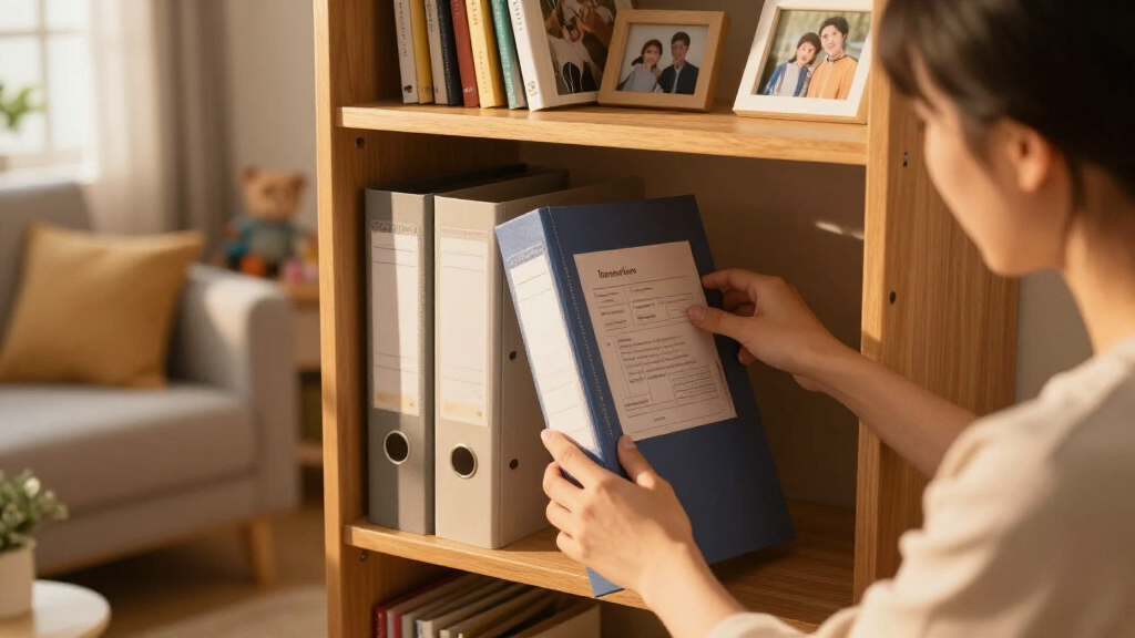 best bookshelf for legal binders and parenting documents