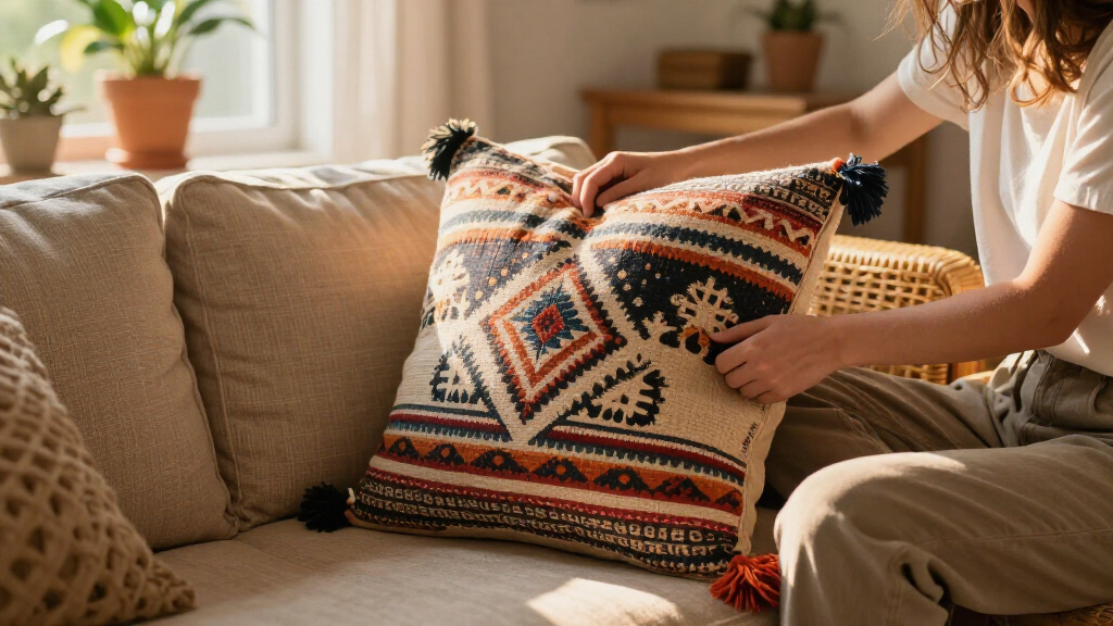 boho throwpillow covers
