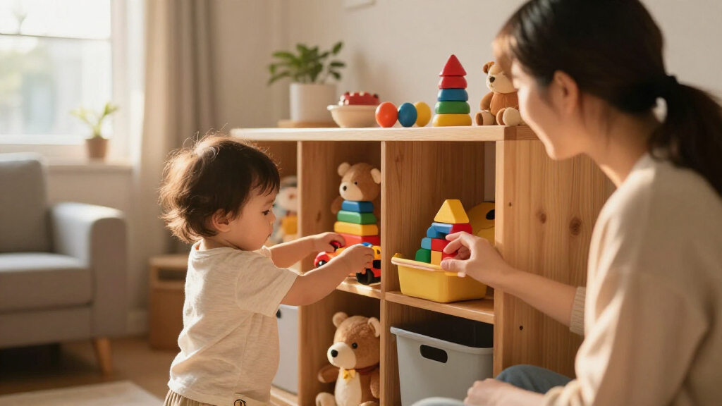 best toddler bookshelf and toy storage combo