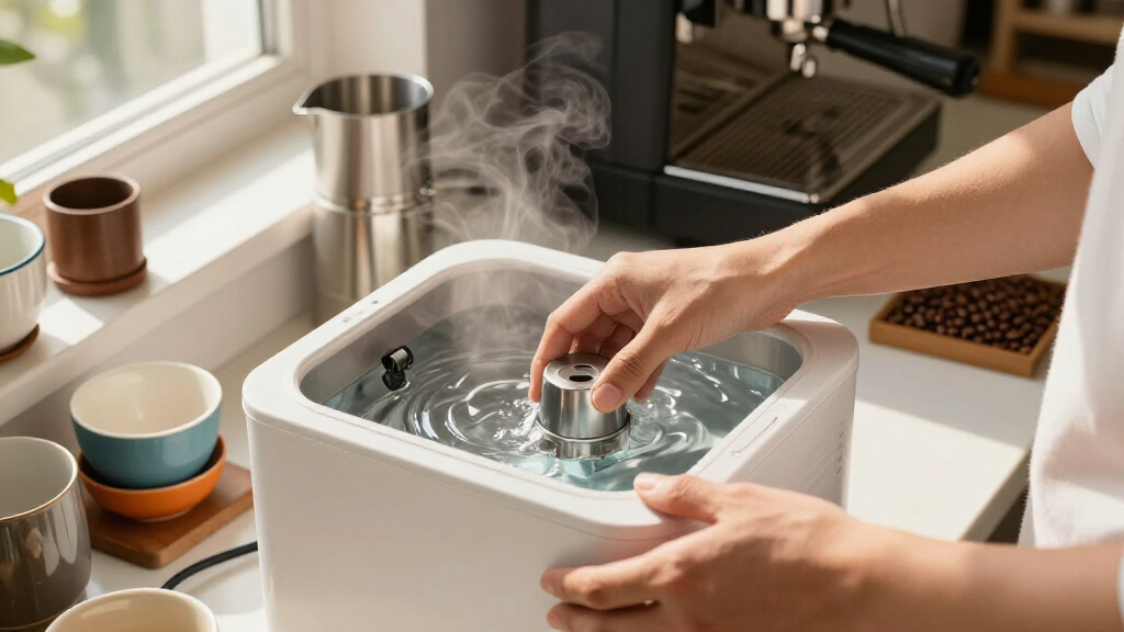 ultrasonic cleaner for espresso parts under 250
