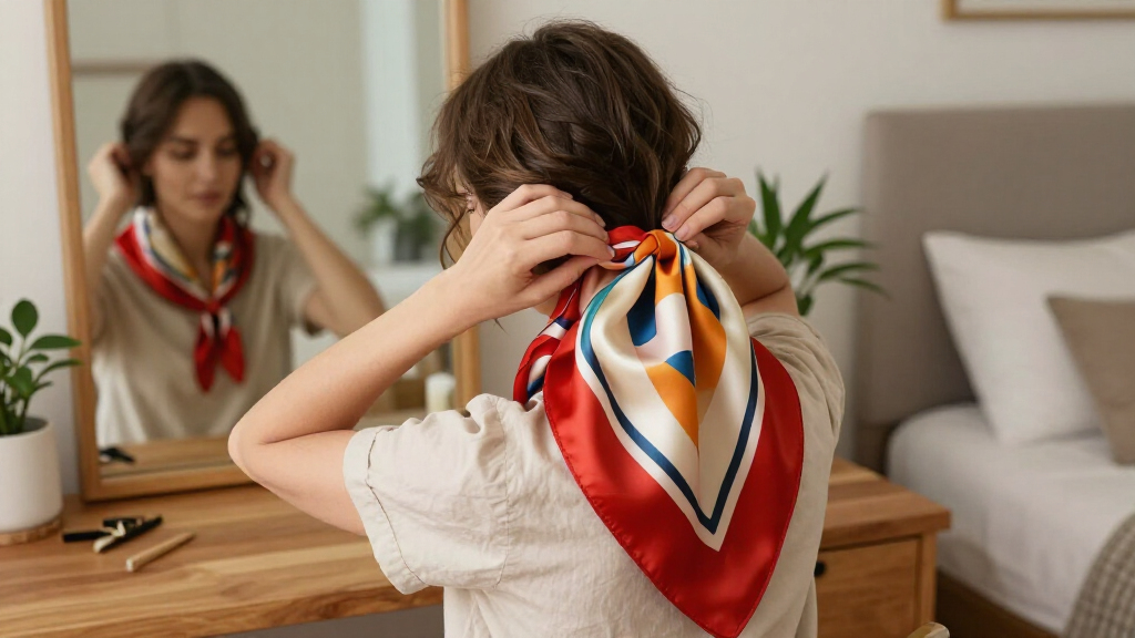 best silk scarves for hair styling amazon