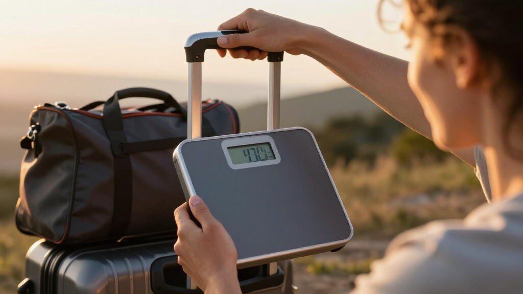 portable luggage scale