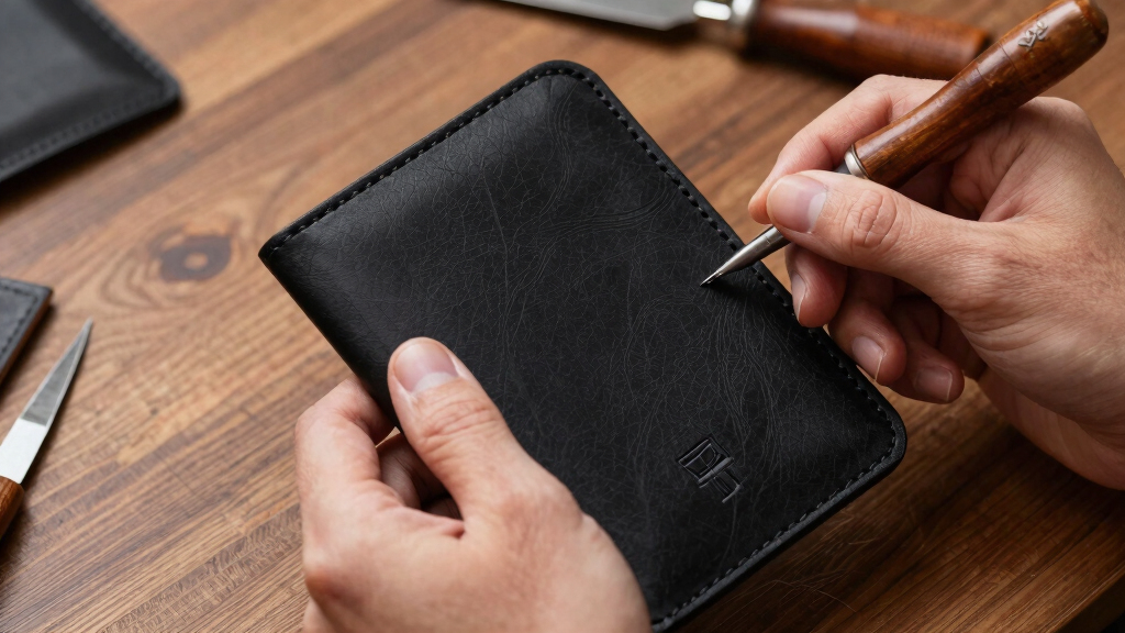 premium leather passport holder