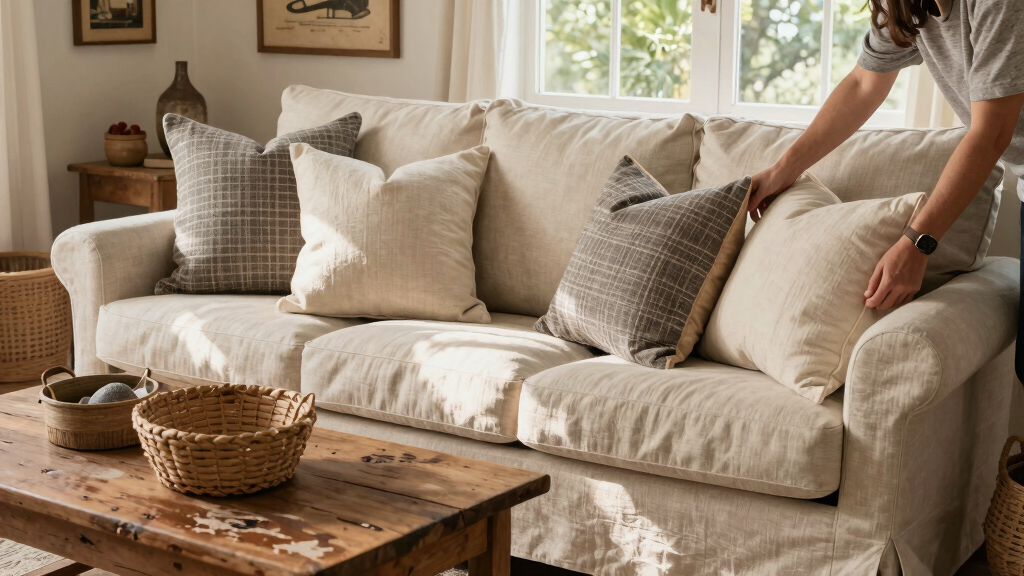 farmhouse style decorative pillows