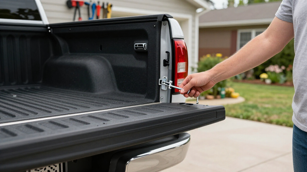 truck bed tailgate locks