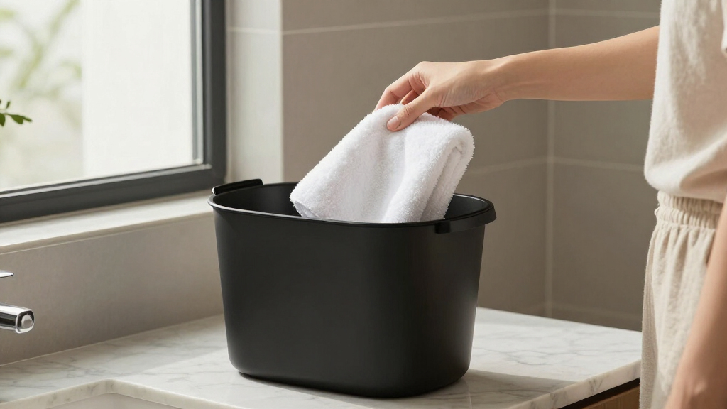 luxury towel warmer bucket