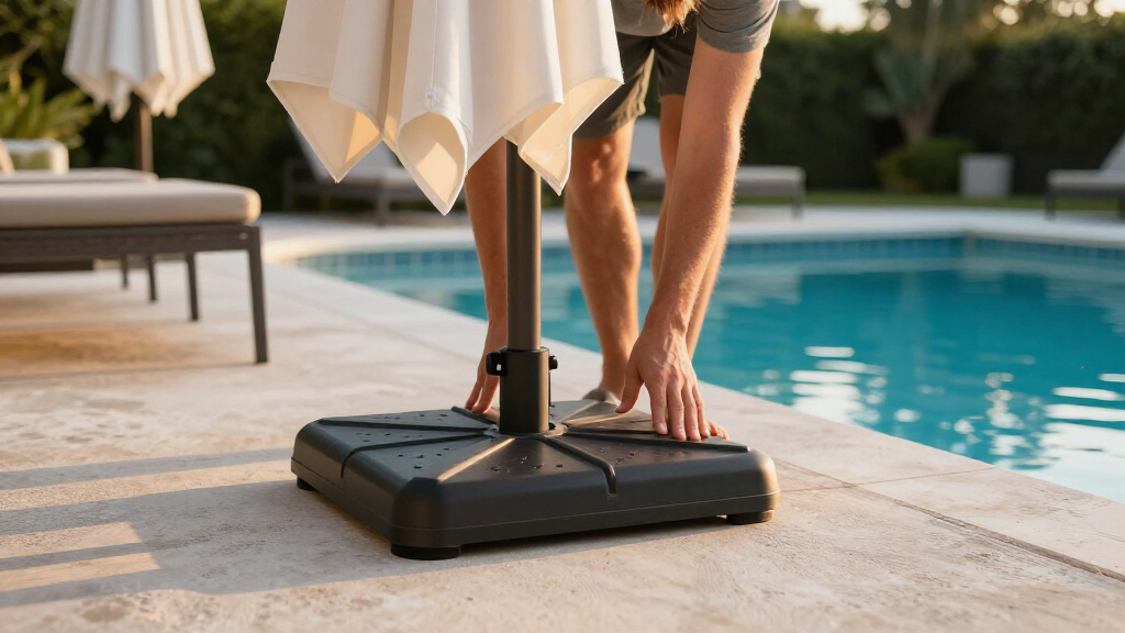 wind resistant patio umbrella bases