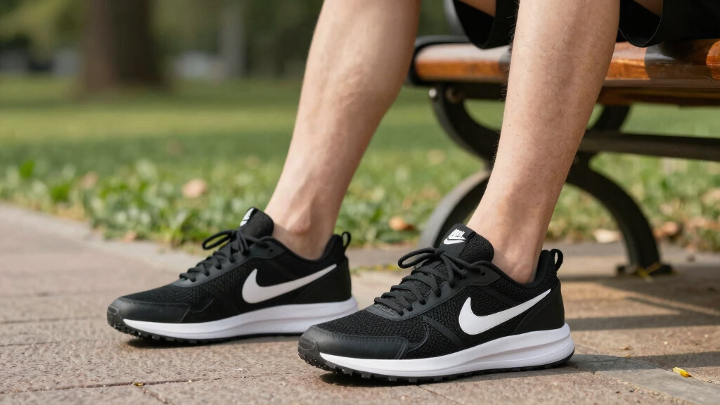 best black Nike sneakers