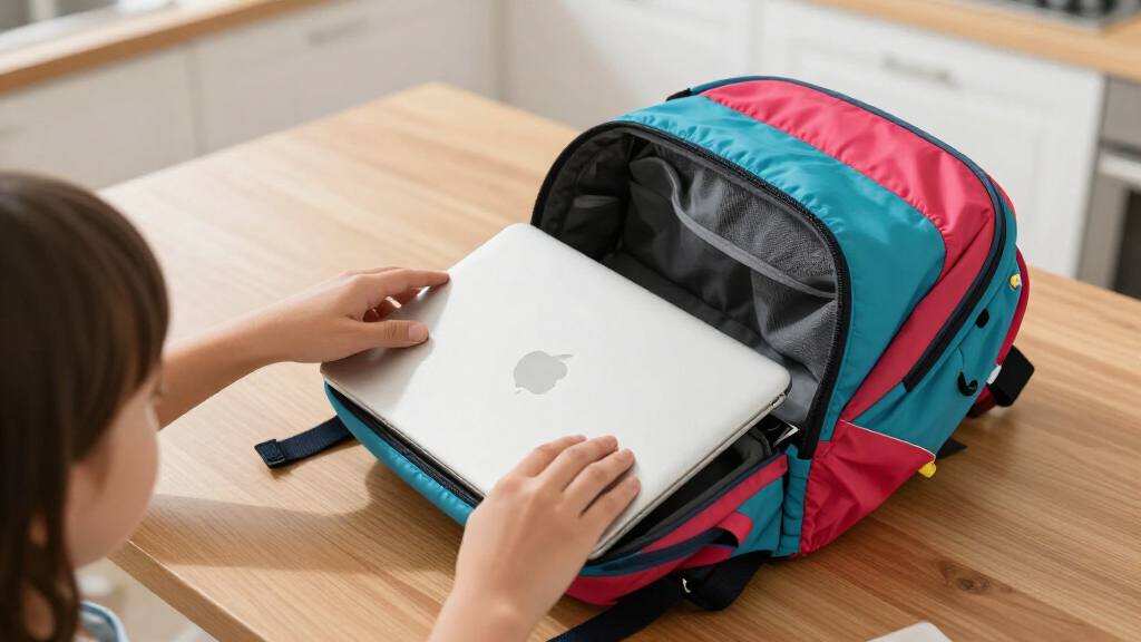 kids' school backpacks with laptop compartment