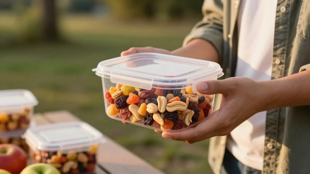 portable snack storage containers