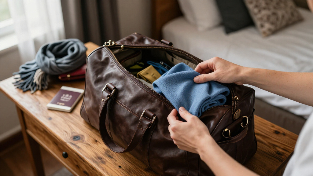 best premium leather duffel bag for travel