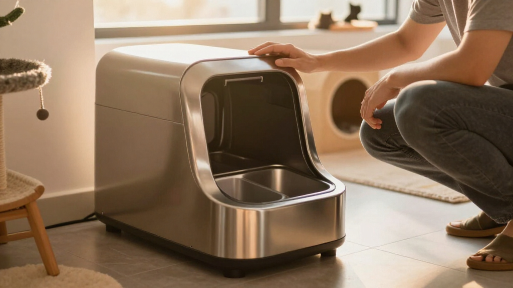 best automatic litter boxes for multiple cats amazon