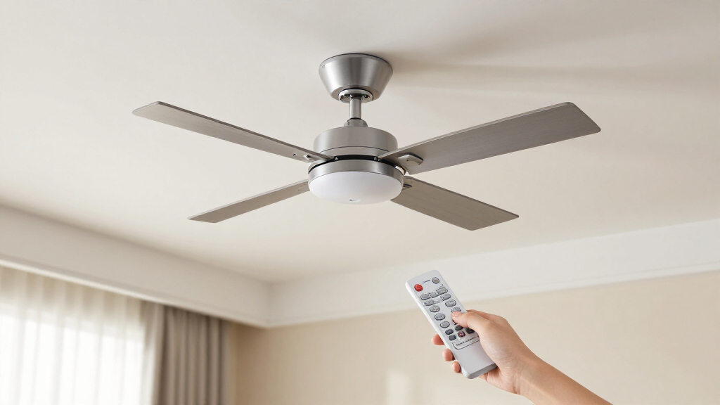 ceiling fan for winter reverse mode heater assist