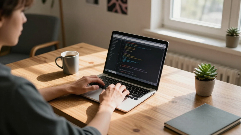 developer workstation under