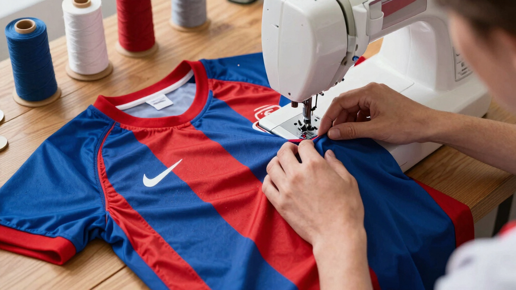 couples' matching soccer jerseys