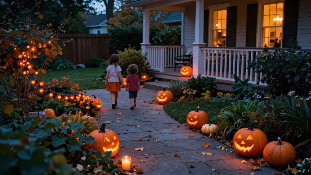 outdoor Halloween decorations