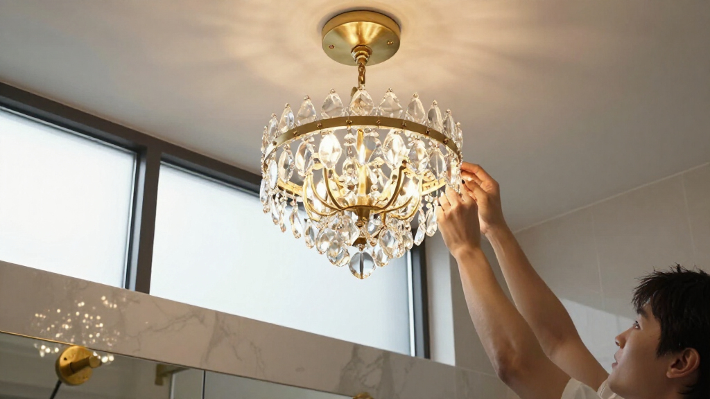 best premium bathroom chandelier