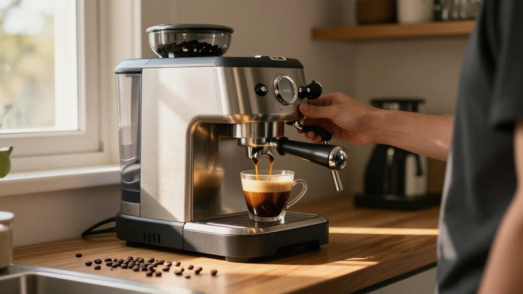 best flow control espresso machine for medium roast espresso