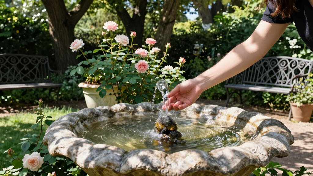 best birdbath fountains for classic gardens