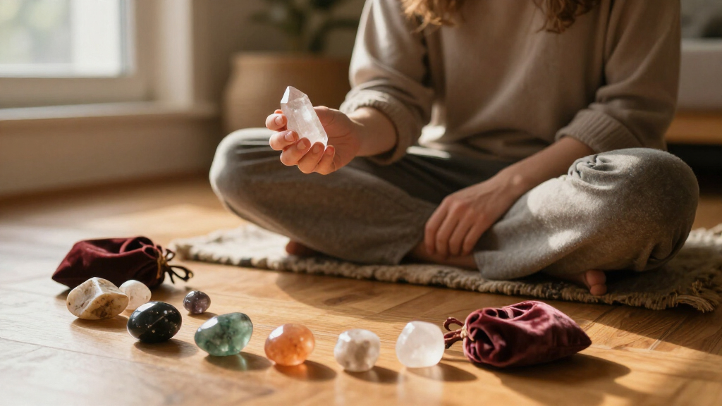 crystal healing sets