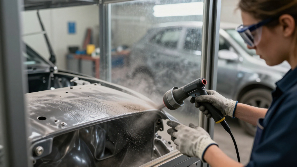 bodywork sandblaster cabinet