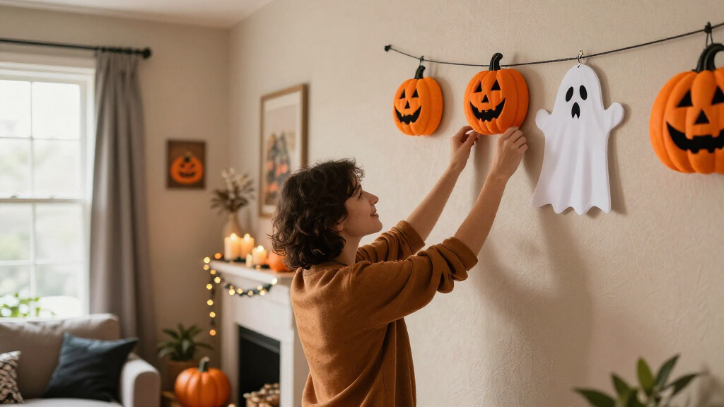 Halloween themed wall art